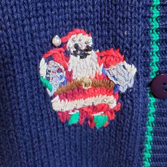 Casual Corner Christmas cardigan - Picture 3 of 7